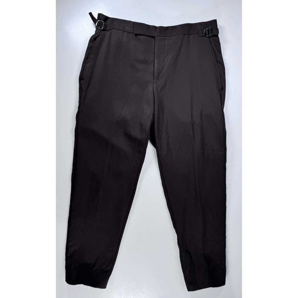 SUITSUPPLY Washington SA Wool Dress Pant Trouser Slim Tapered Mens 30x25 Brown